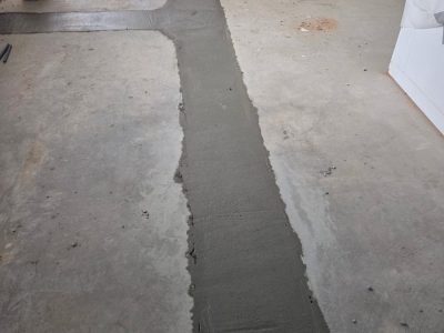 Newly Installed Plumbing Line